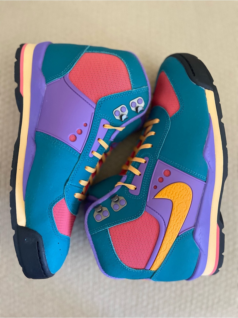 Size 10 - Nike Baltoro Bright Spruce Kumquat HM4450-300 Men’s BRAND NEW - Picture 4 of 11